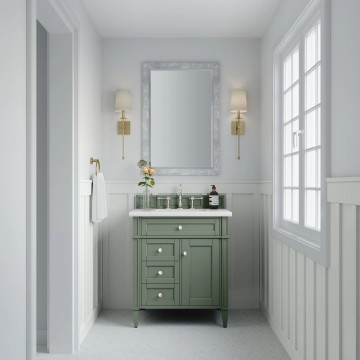 Brittany 30" Single Smokey Celadon ( Vanity Only Pricing)